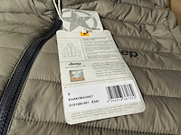 Partij jeep hooded puffer jackets men khaki/magnet (34x) - afbeelding 3 van  4