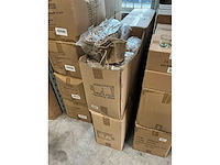 Partij jute bags with plastic bag inside 10,5x10,5x10,5cm (900x) - afbeelding 6 van  7