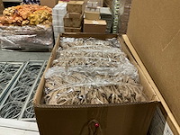 Partij jute bags with plastic bag inside 12,5x12,5x12,5cm (675x) - afbeelding 2 van  5