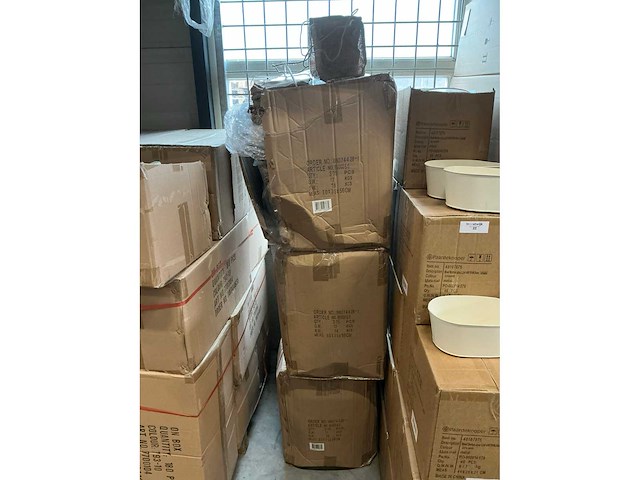 Partij jute bags with plastic bag inside 15x15x17cm (1125x) - afbeelding 3 van  3