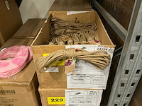 Partij jute ropes 10mtr (450x) - afbeelding 1 van  6