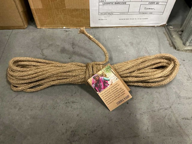 Partij jute ropes 10mtr (450x) - afbeelding 2 van  6
