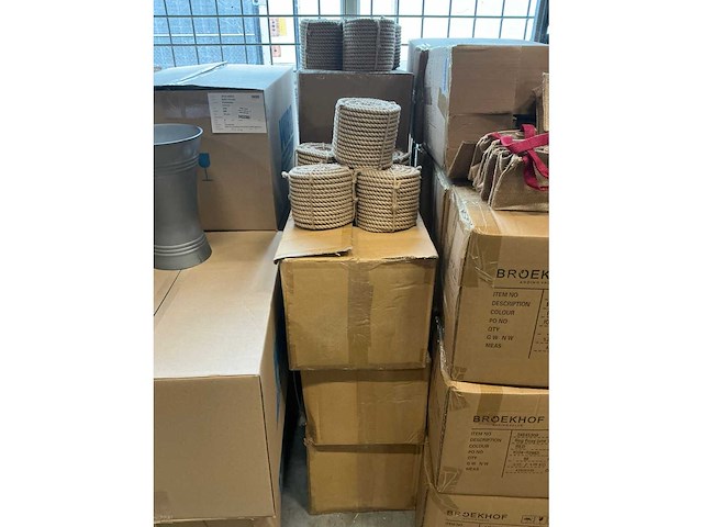 Partij jute touw 10mm-25mtr (93x) - afbeelding 3 van  5