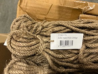 Partij jute touw dik 200gr (157x) - afbeelding 2 van  4