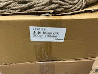 Partij jute touw dik 200gr (157x) - afbeelding 4 van  4
