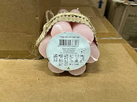 Partij kaarsen roze h12xø2cm (2009x) - afbeelding 1 van  1