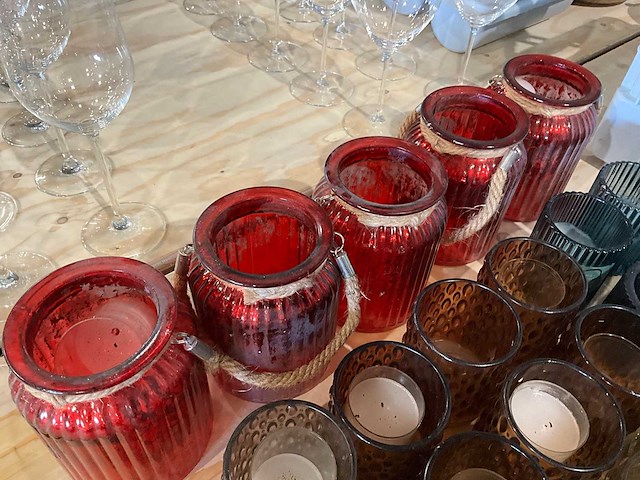 Partij kaarshouders - afbeelding 2 van  4