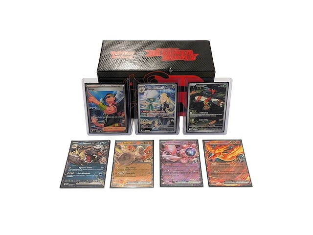 Partij kaarten, pokémon, scarlet & violet - destined rivals, (± 50% complete set) - afbeelding 1 van  4
