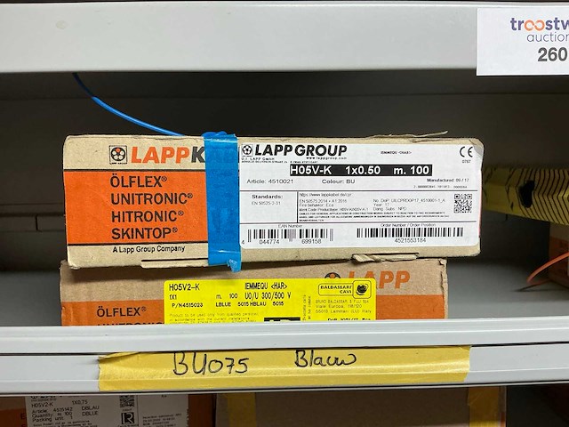 Partij kabel en robotconnectoren in stalen vakkenkast (2x) - afbeelding 45 van  51