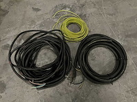 Partij kabels: 20mtr 5g6mm, 33mtr h07v-r aardedraad, 9mtr 5g8mm - afbeelding 1 van  4