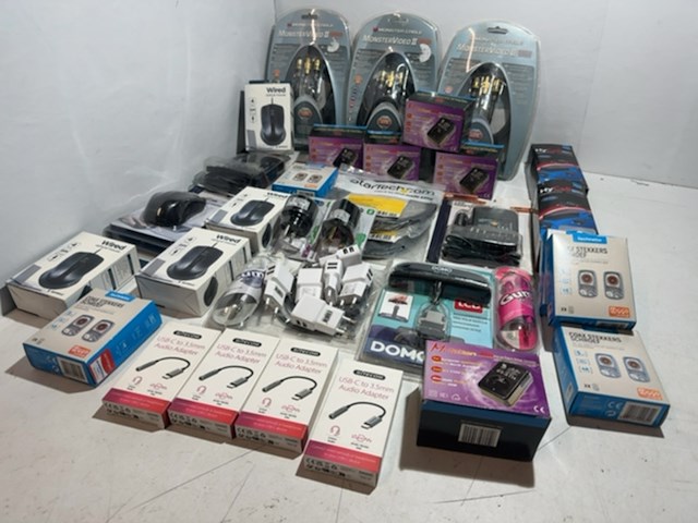 Partij kabels, elektronica en adapters, sitecam, technetix, grab&go - afbeelding 1 van  8