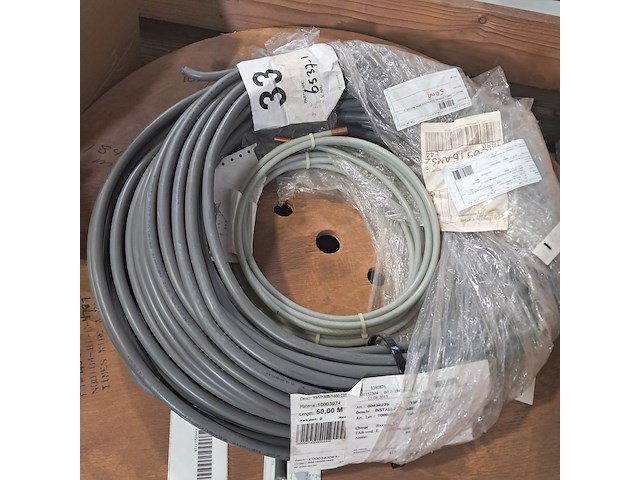Partij kabels en 1x kabel op houten haspel - afbeelding 7 van  7