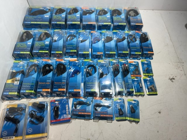 Partij kabels en adapters, scanpart - afbeelding 1 van  7