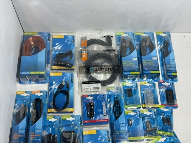 Partij kabels en connectors, scanpart - afbeelding 2 van  7