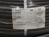 Partij kabels o.a. donne installatiekabel d35590f3 85690286 - 100mtr - nieuw - afbeelding 2 van  3