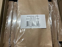 Partij kadozakken 12x18cm brown kraft ribbed 50 grs (99000x) - afbeelding 3 van  5