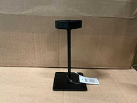 Partij kandelaars zwart h15,5xø6cm (565x) - afbeelding 1 van  4