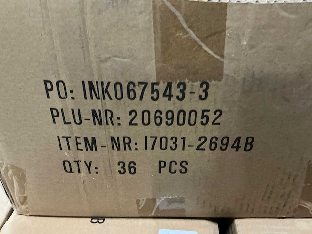 Partij kandelaars zwart h15,5xø6cm (565x) - afbeelding 4 van  4