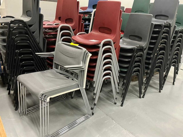 Partij kantinestoelen - afbeelding 2 van  4