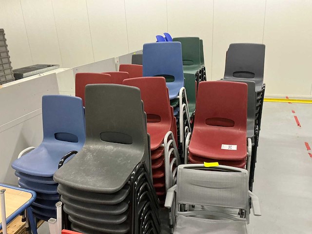 Partij kantinestoelen - afbeelding 3 van  4