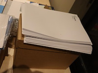 Partij kantoorbenodigdheden bestaande uit o.a. schrijfblokken, printpapier & enveloppen - afbeelding 6 van  8