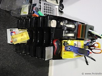 Partij kantoorbenodigdheden o.a. rekenmachines, markeerstiften, mappen & archiveerbakken - afbeelding 4 van  4