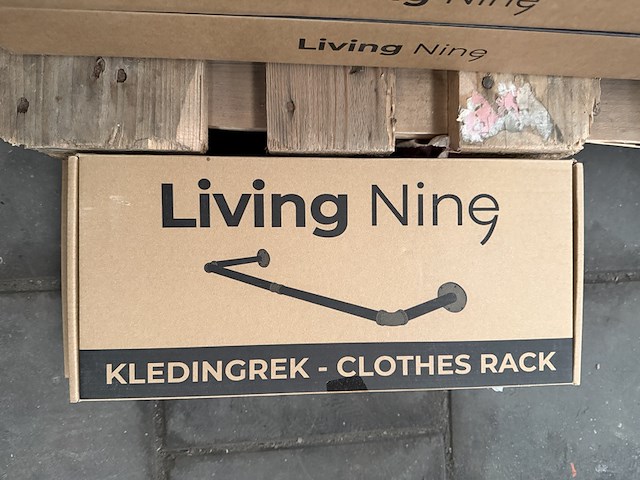 Partij kapstokken, kledingrekken en laptoptafels living nine - afbeelding 3 van  6