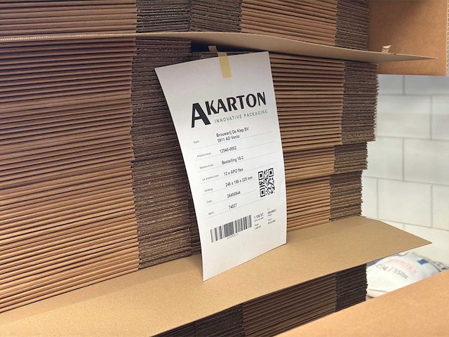Partij kartonnen dozen 246x186x229mm - afbeelding 2 van  2