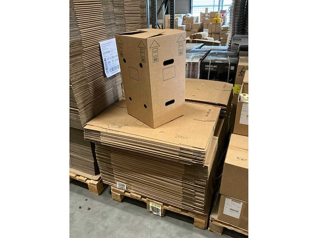 Partij kartonnen dozen 33x30x60cm (200x) - afbeelding 3 van  3