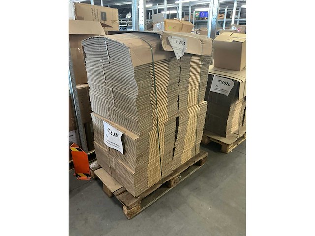 Partij kartonnen dozen 386x286x179mm (380x) - afbeelding 4 van  4