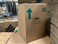 Partij kartonnen dozen 38x38x58cm (125x) - afbeelding 1 van  4