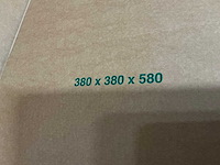 Partij kartonnen dozen 38x38x58cm (125x) - afbeelding 2 van  4