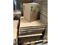 Partij kartonnen dozen 38x38x58cm (125x) - afbeelding 4 van  4