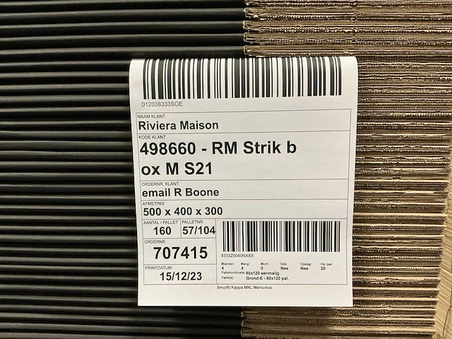 Partij kartonnen dozen bedrukt 500x400x300mm (480x) - afbeelding 3 van  4