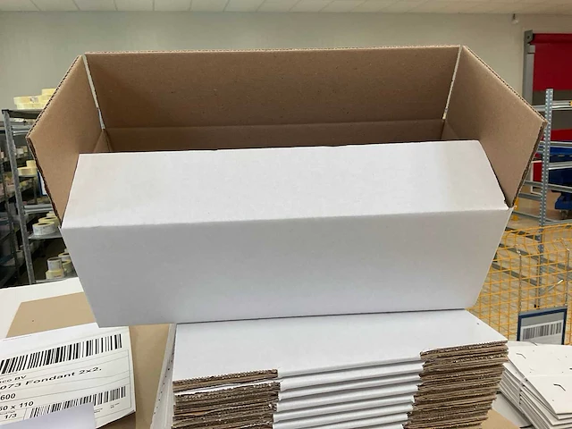 Partij kartonnen dozen onbedrukt (4500x) - afbeelding 6 van  7