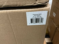 Partij kartonnen labels 50x100mm (72000x) - afbeelding 5 van  6
