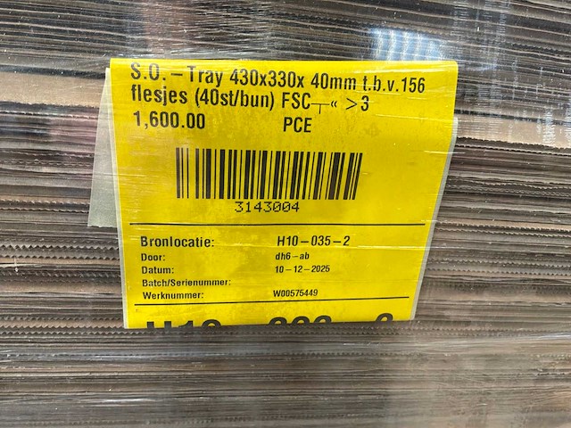 Partij kartonnen tray’s - afbeelding 2 van  3