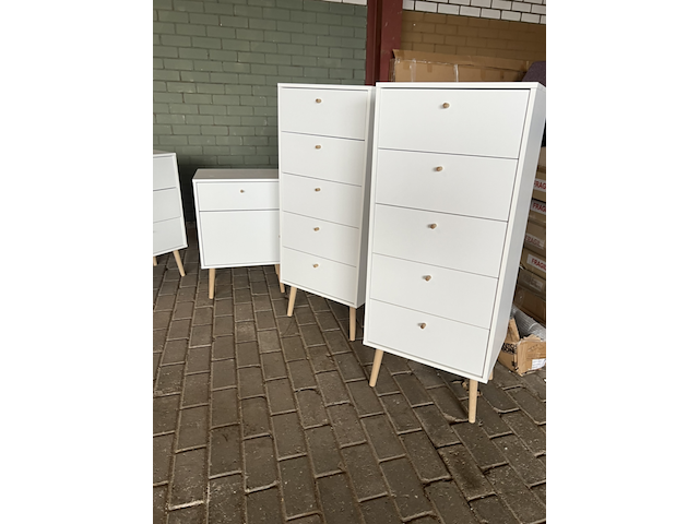 Partij kasten en opbergers, byfonq, wit - afbeelding 3 van  6