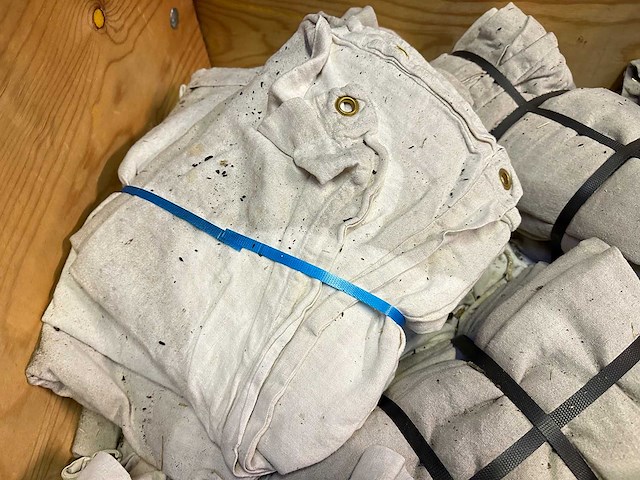 Partij katoenen overtrekken met ringen - afbeelding 3 van  5