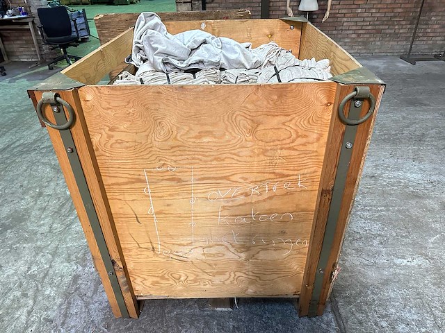 Partij katoenen overtrekken met ringen - afbeelding 4 van  5