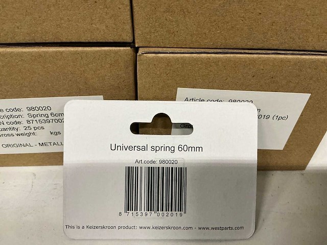 Partij keizers kroon metallo universal spring 6cm (90x) - afbeelding 4 van  4