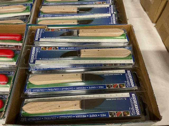 Partij keizerskroon metallo & oasis messen (93x) - afbeelding 2 van  4