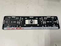 Partij kentekenplaat houders - afbeelding 1 van  5