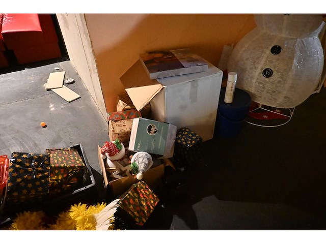 Partij kerst / sneeuw decoratie - afbeelding 4 van  7