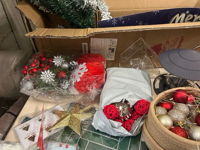 Partij kerstartikelen en kerstdecoratie w.o. lumineo, luca - afbeelding 6 van  12