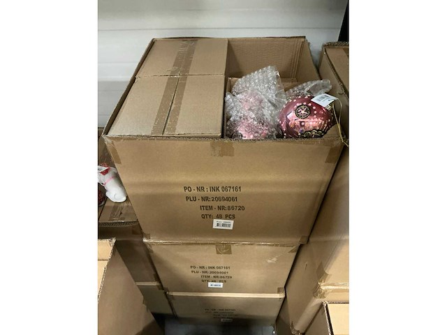Partij kerstballen (140x) - afbeelding 3 van  4