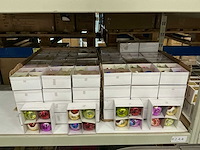 Partij kerstballen per set 4 kerstballen (102x sets) - afbeelding 3 van  4