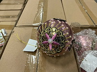 Partij kerstballen roze (384x) - afbeelding 1 van  4