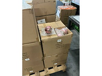 Partij kerstballen roze (96x) - afbeelding 3 van  4