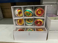 Partij kerstballen sets van 6 kerstballen en sets van 4 kerstballen (51x) - afbeelding 2 van  5